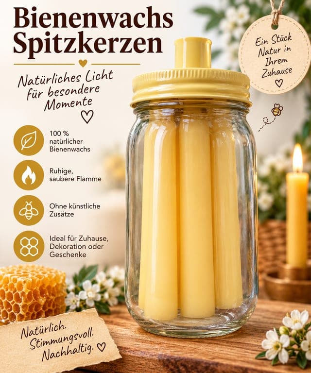 Bienenwachs-Kerzen