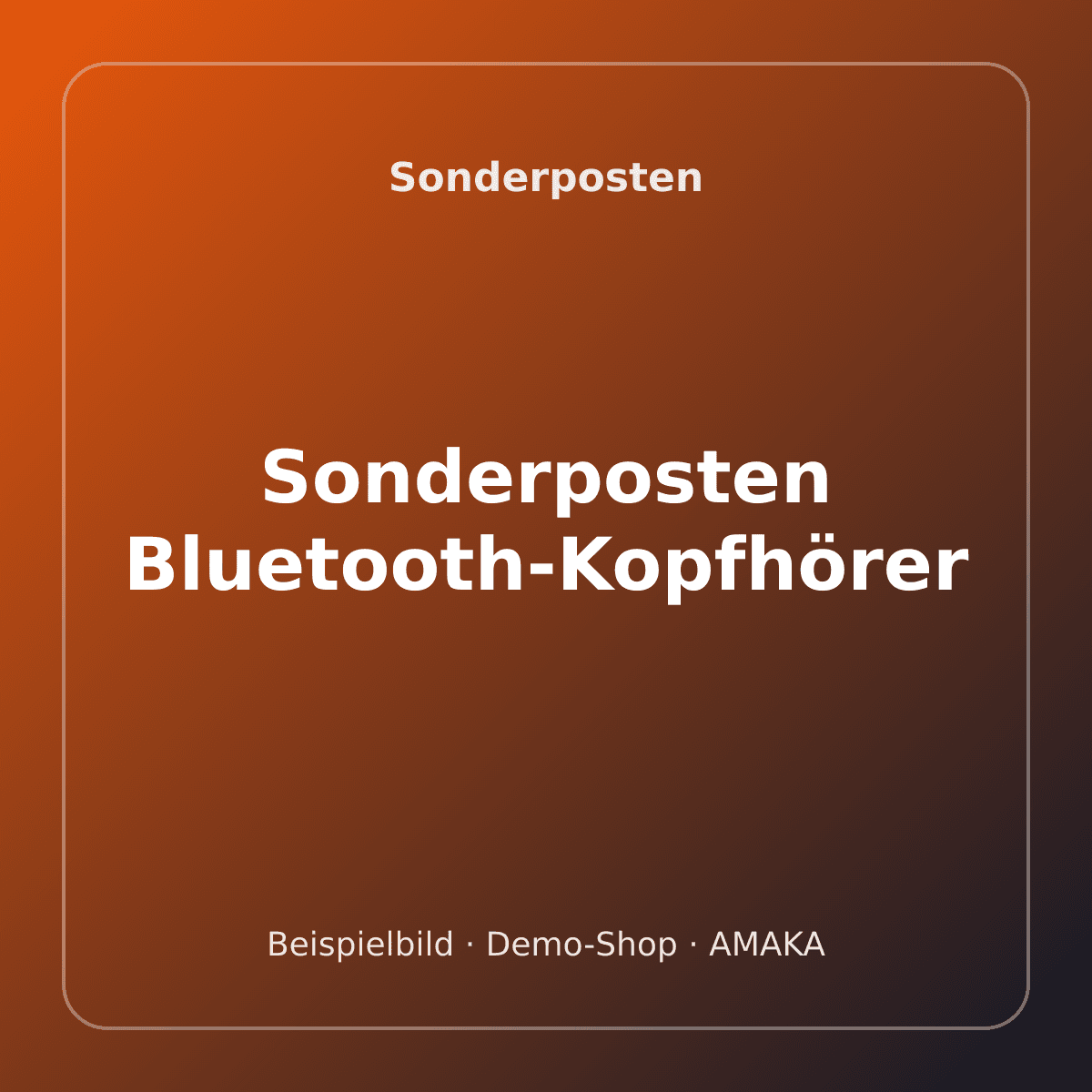Sonderposten Bluetooth-Kopfhörer – Bild 1