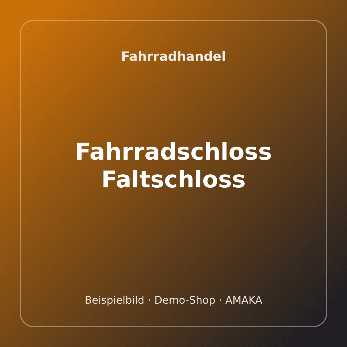 Fahrradschloss Faltschloss – Bild 1