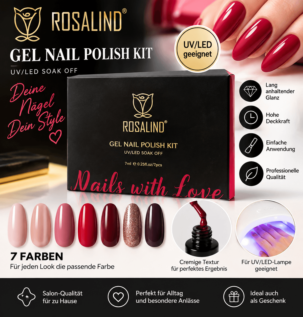 Rosalind Gel Nail Polish Kit