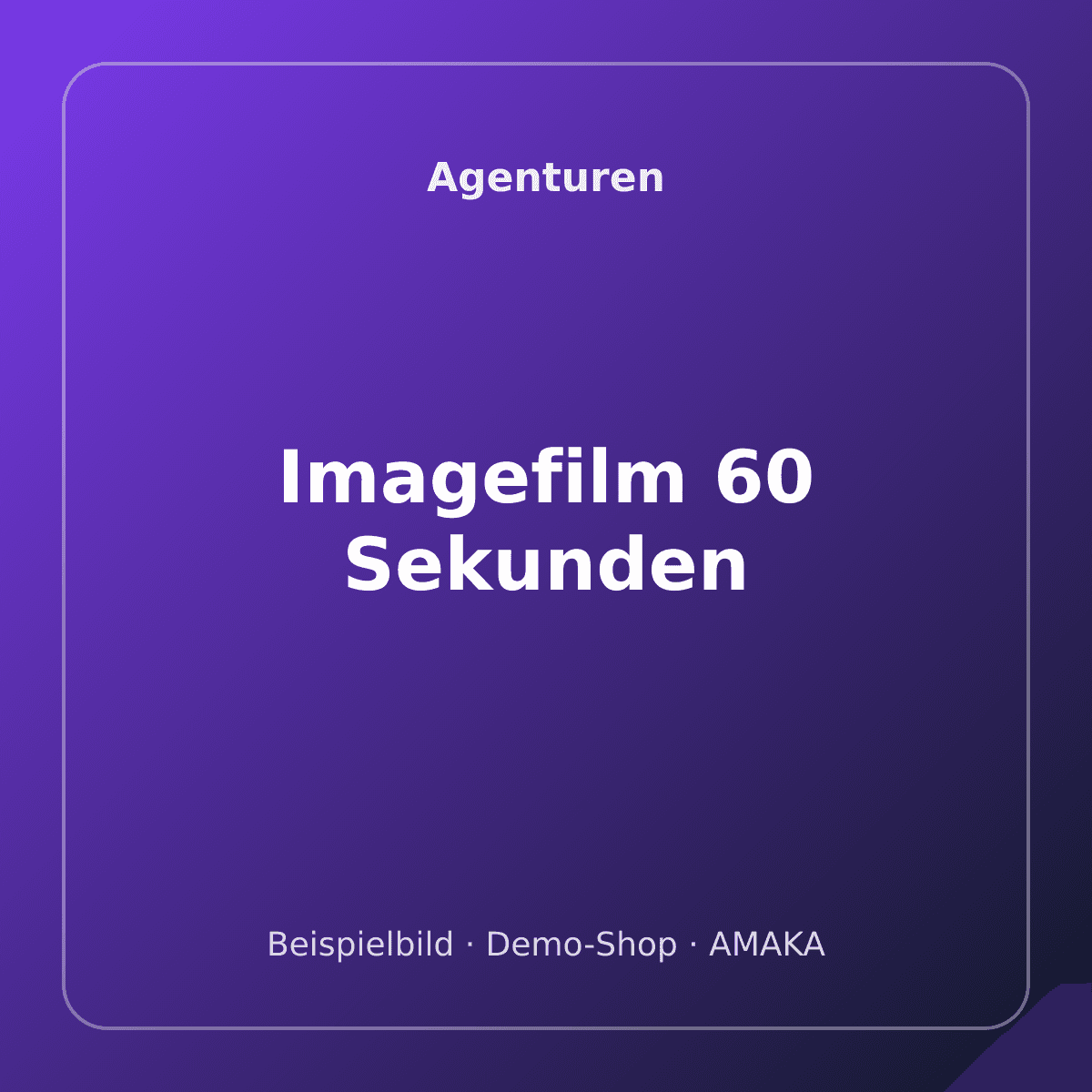 Imagefilm 60 Sekunden – Bild 1