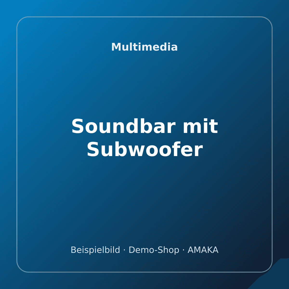 Soundbar mit Subwoofer – Bild 1