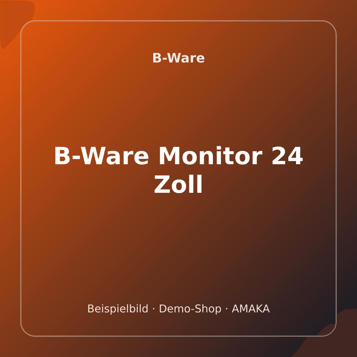B-Ware Monitor 24 Zoll