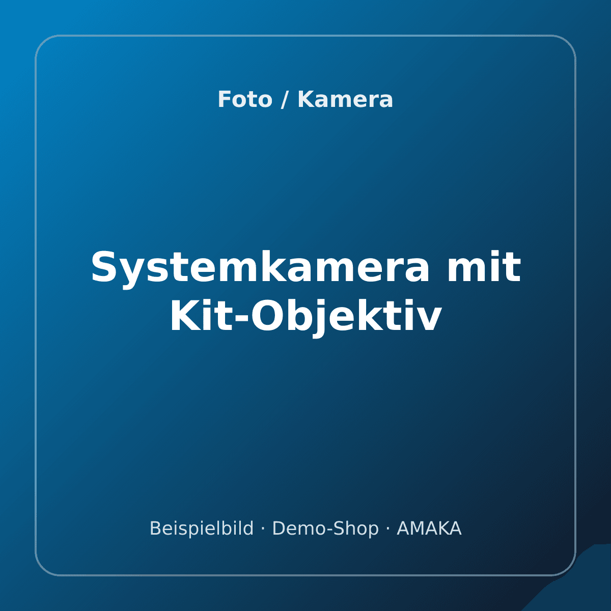 Systemkamera mit Kit-Objektiv – Bild 1