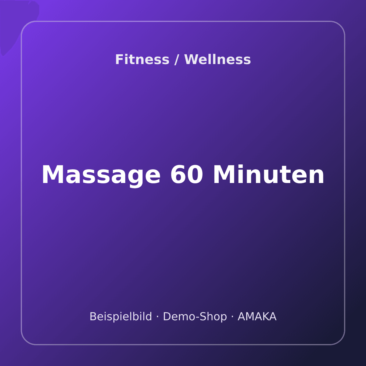 Massage 60 Minuten – Bild 1