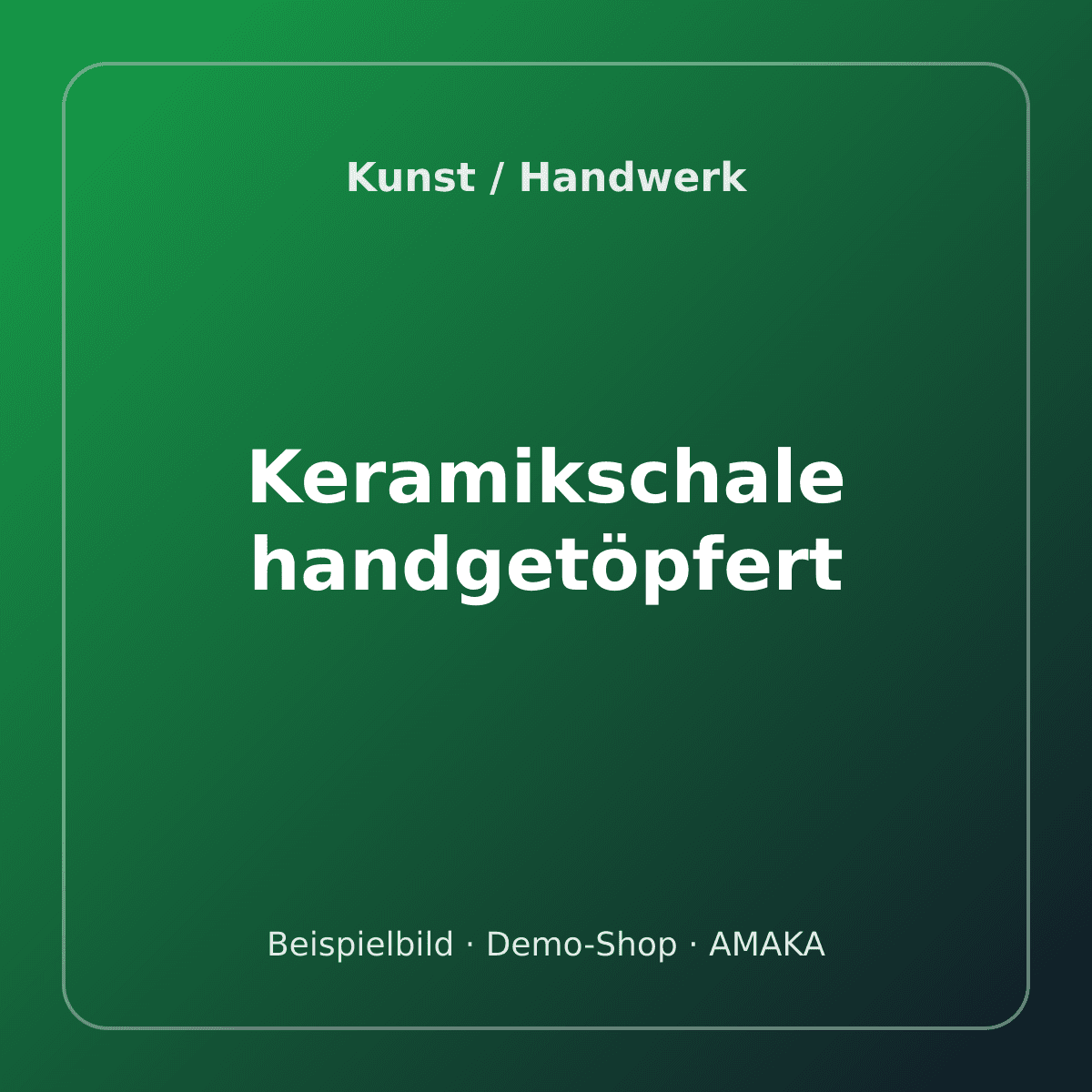 Keramikschale handgetöpfert – Bild 1