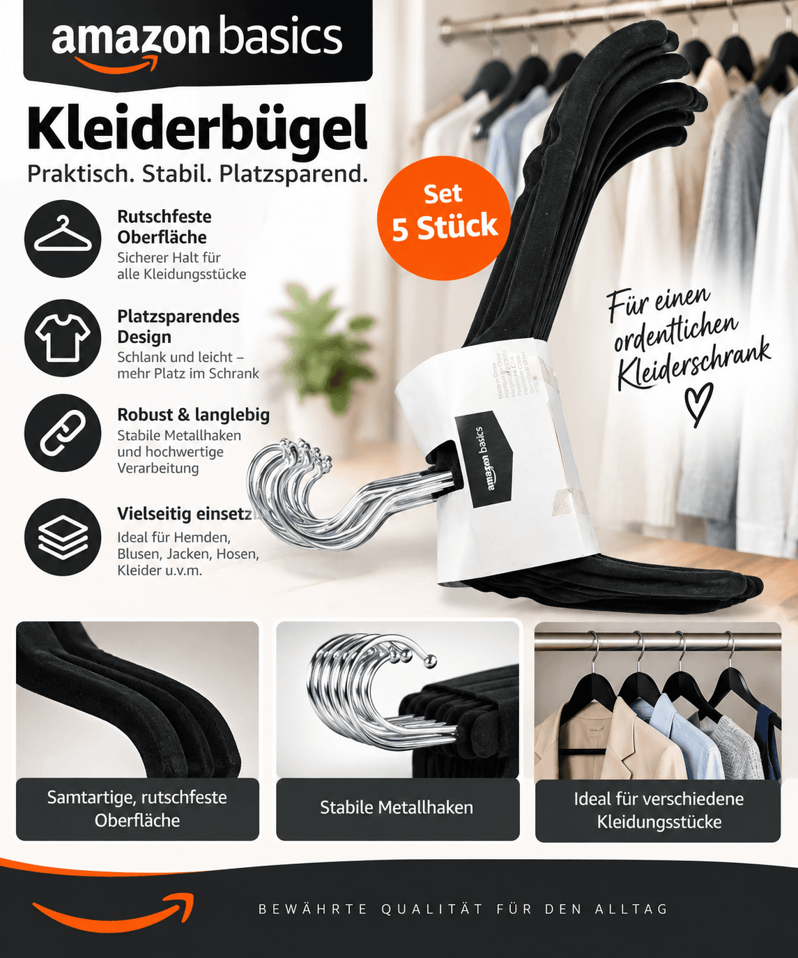 AmazonBasic Kleiderbügel