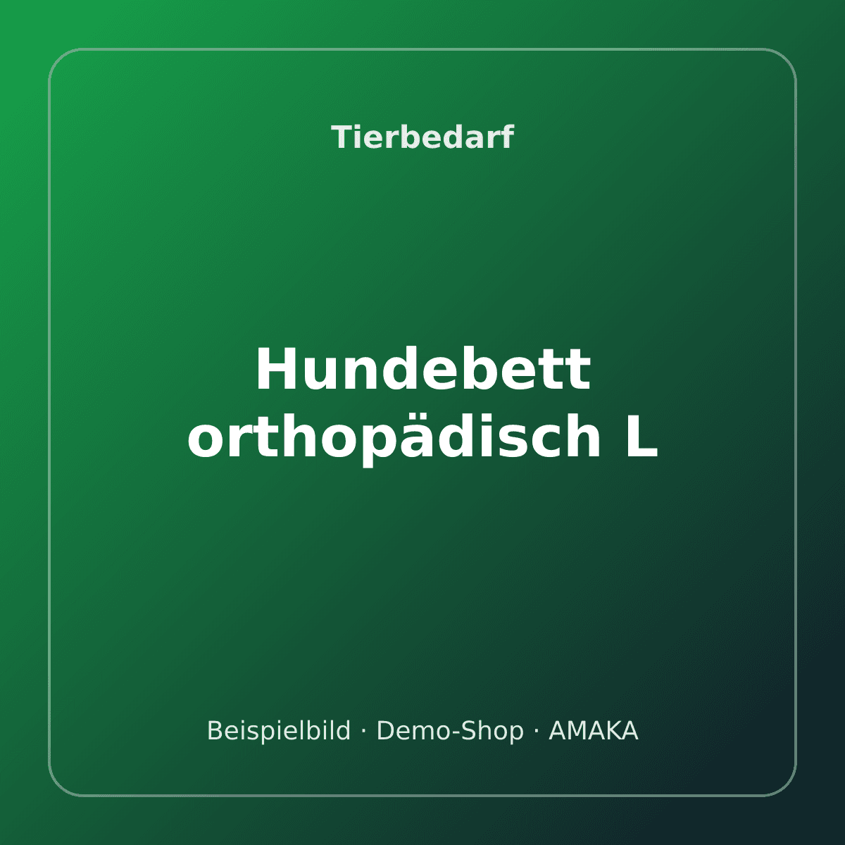 Hundebett orthopädisch L – Bild 1