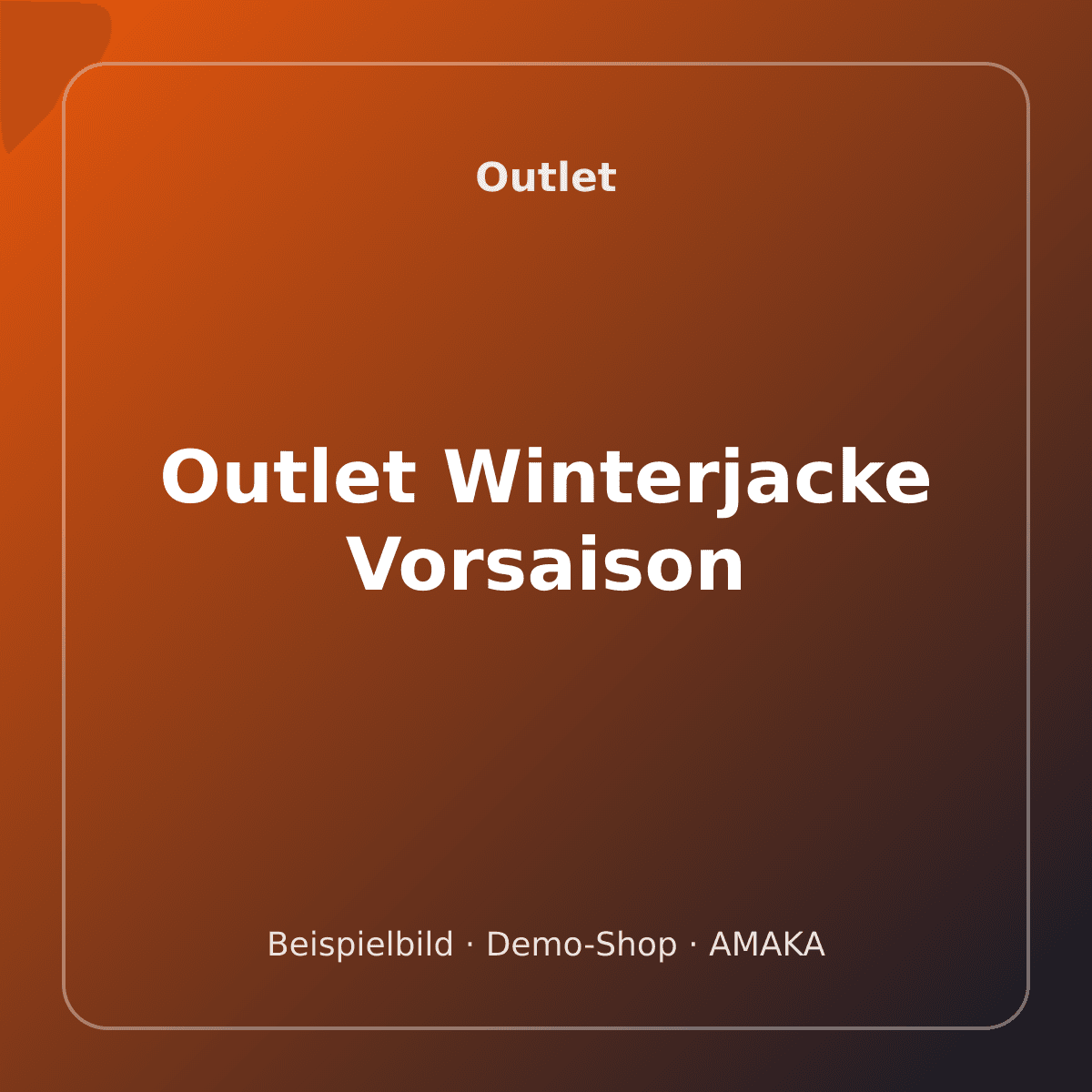 Outlet Winterjacke Vorsaison – Bild 1
