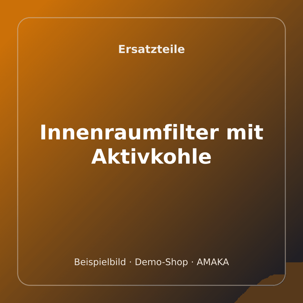 Innenraumfilter mit Aktivkohle – Bild 1