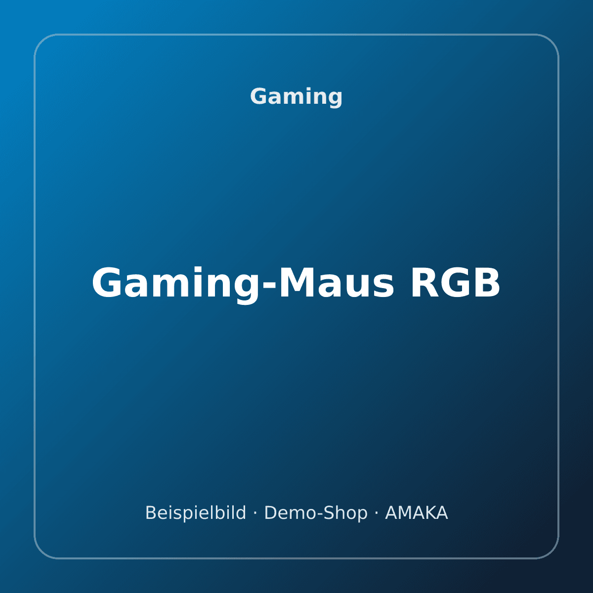 Gaming-Maus RGB – Bild 1