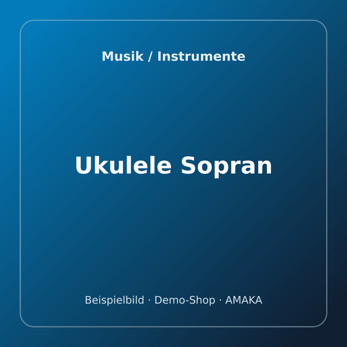 Ukulele Sopran – Bild 1