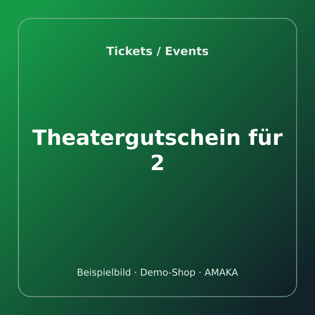 Theatergutschein für 2 – Bild 1