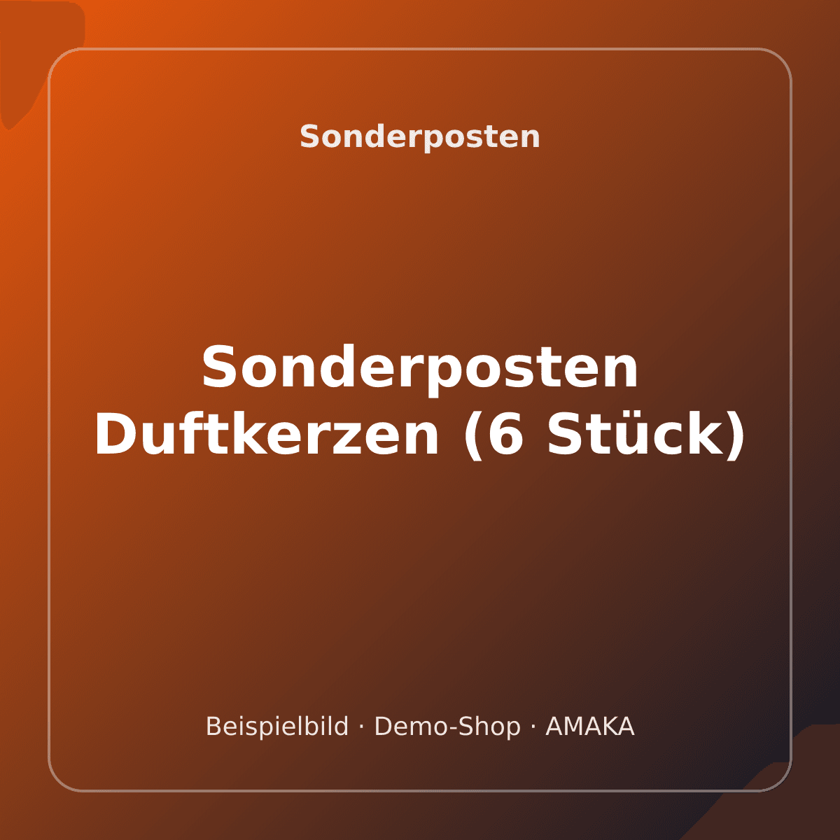 Sonderposten Duftkerzen (6 Stück) – Bild 1