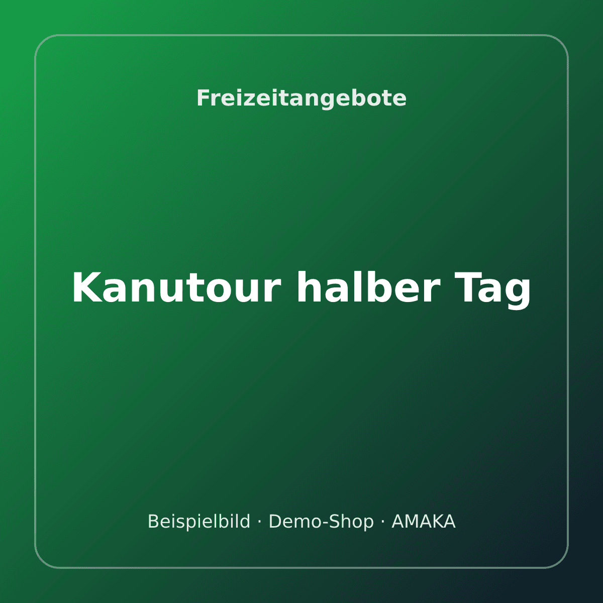 Kanutour halber Tag – Bild 1