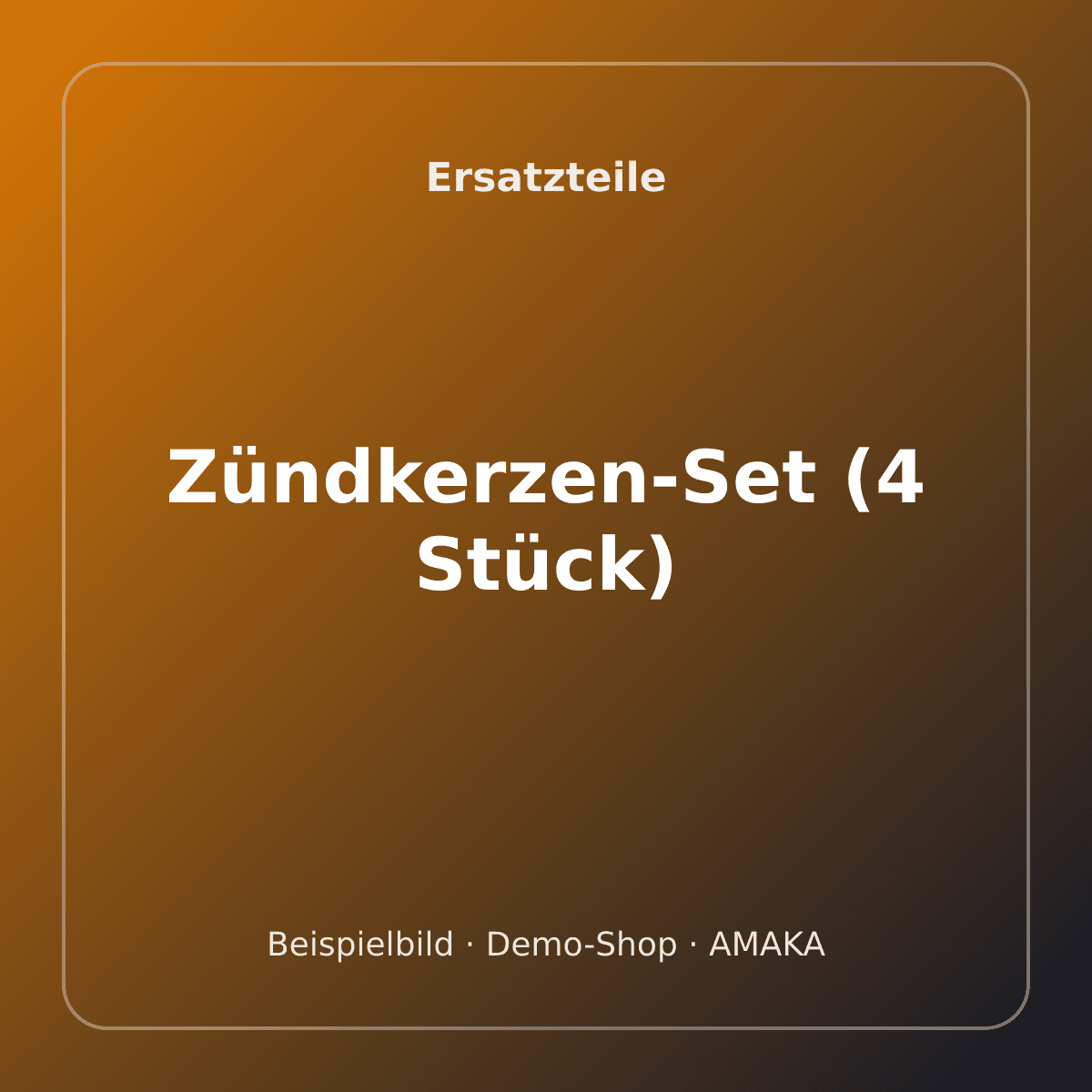 Zündkerzen-Set (4 Stück) – Bild 1