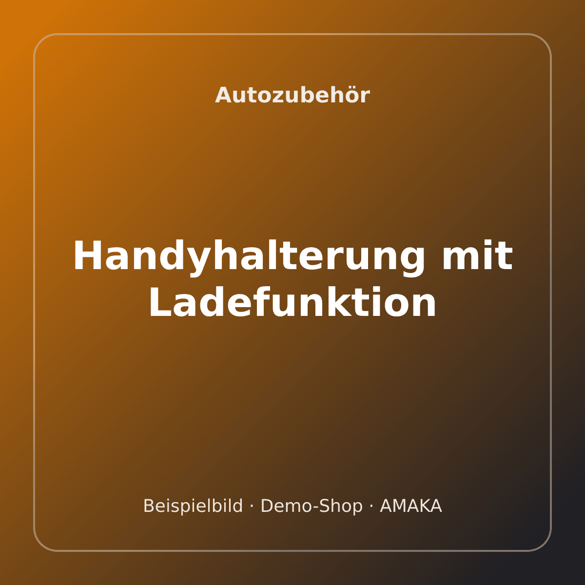 Handyhalterung mit Ladefunktion – Bild 1