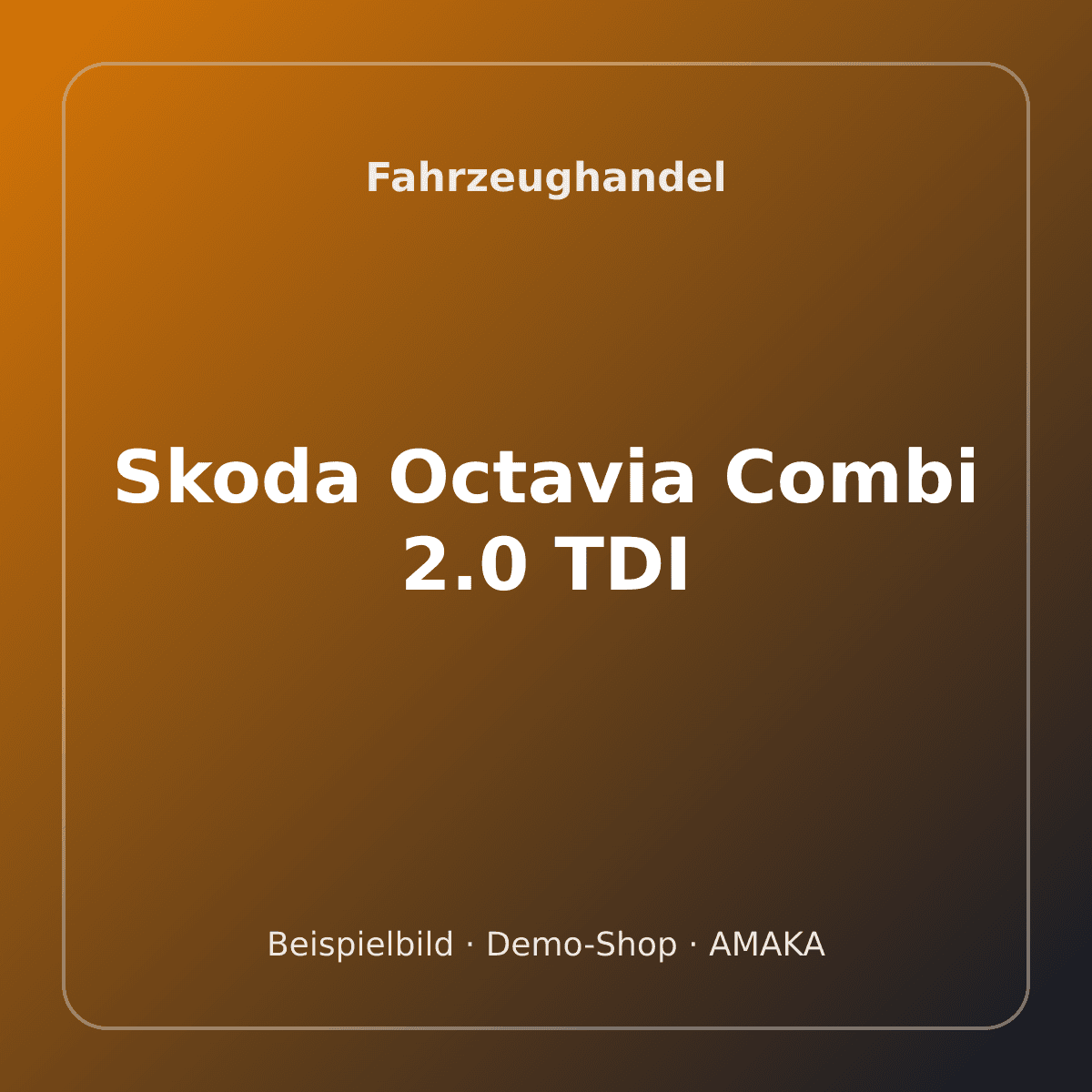 Skoda Octavia Combi 2.0 TDI – Bild 1