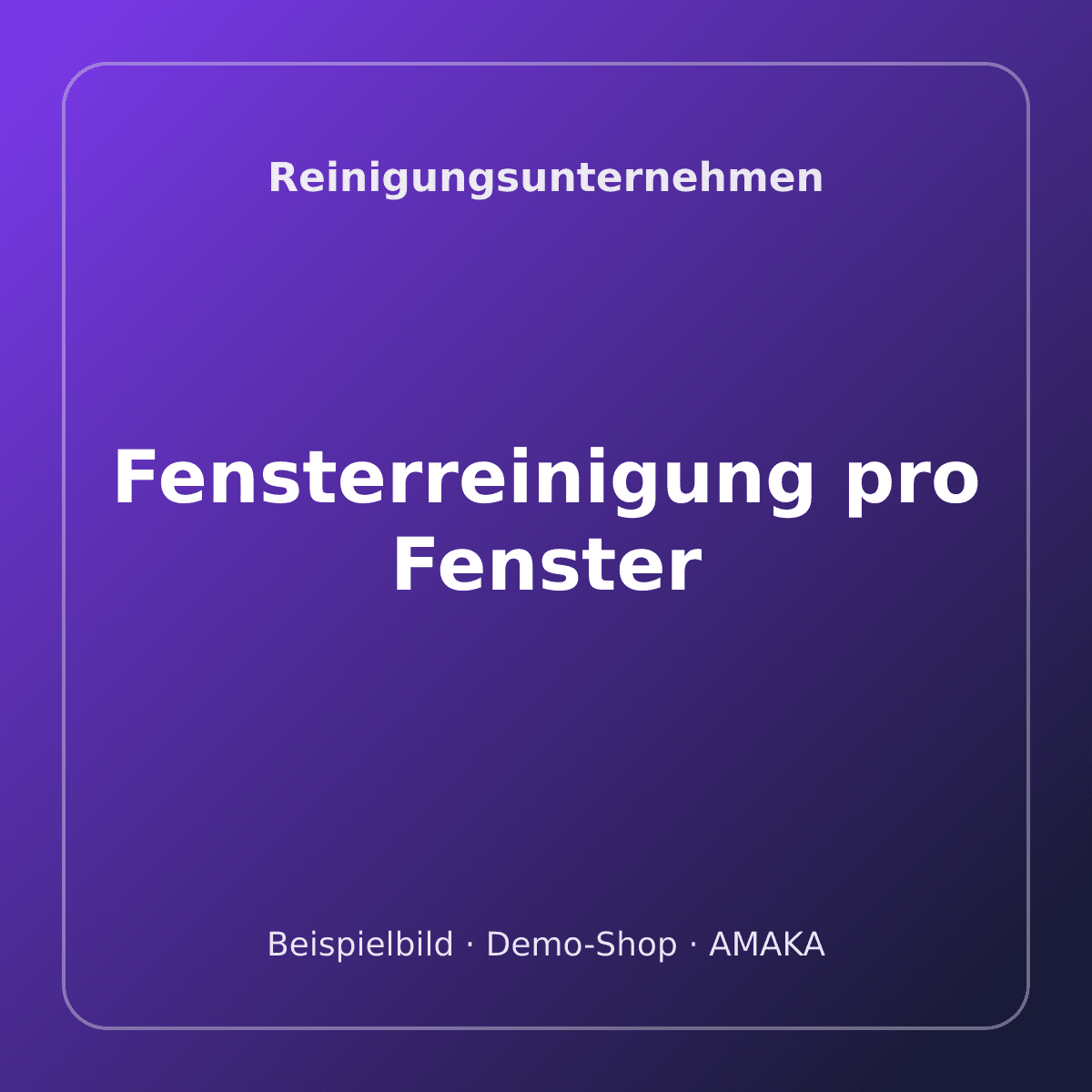 Fensterreinigung pro Fenster – Bild 1