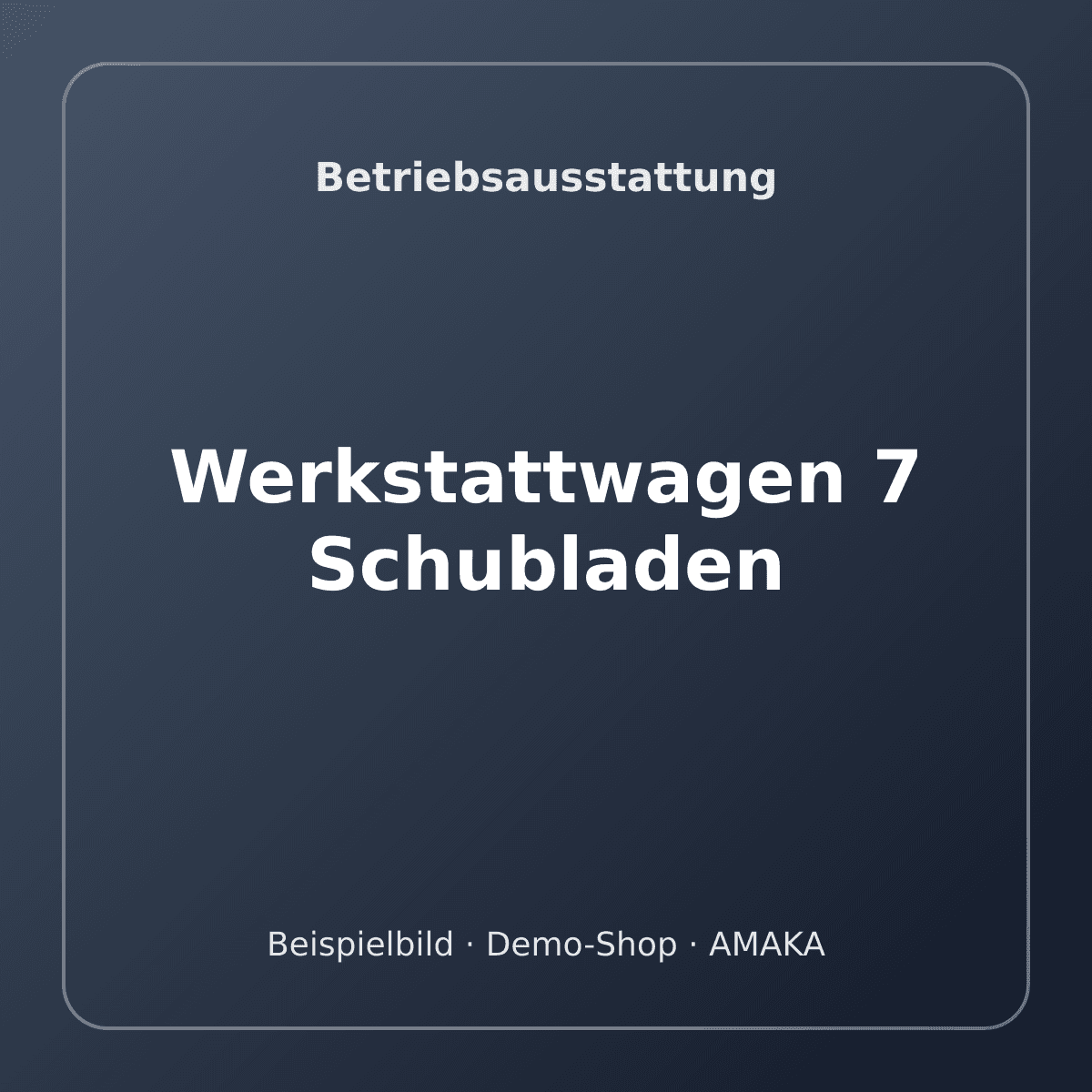 Werkstattwagen 7 Schubladen – Bild 1
