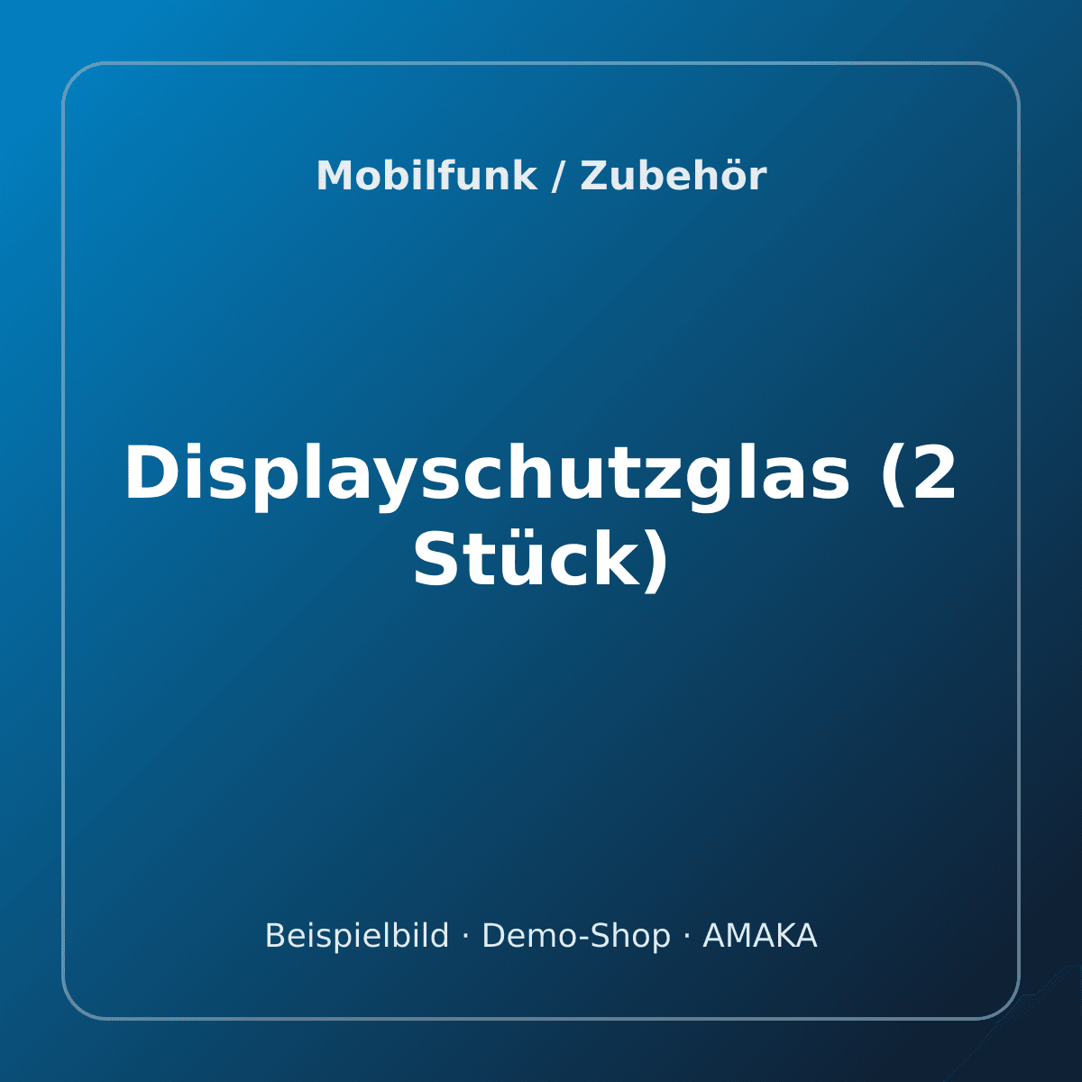 Displayschutzglas (2 Stück) – Bild 1