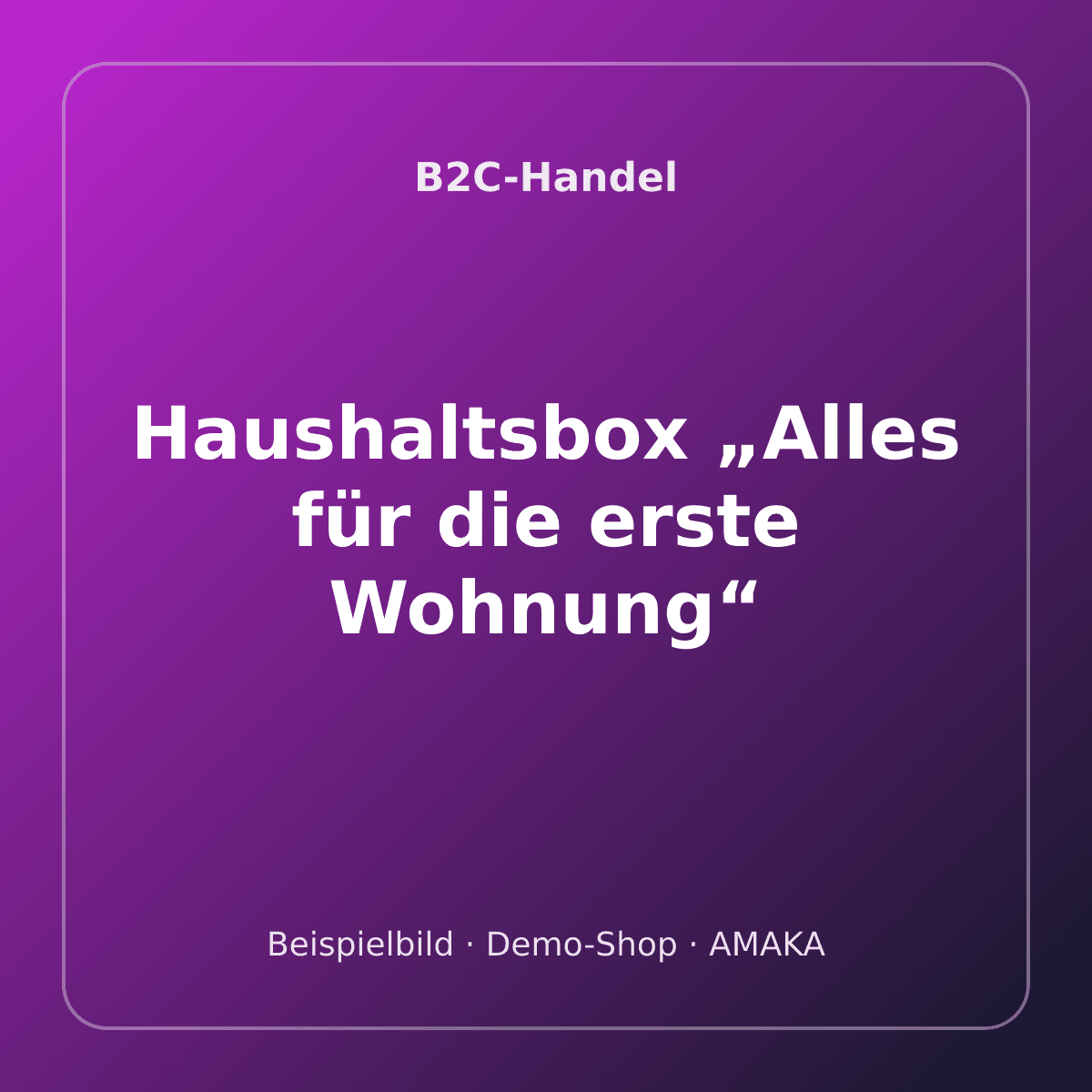 Haushaltsbox „Alles für die erste Wohnung“ – Bild 1