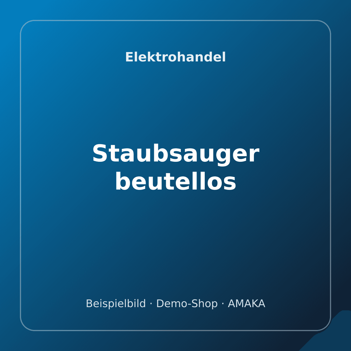 Staubsauger beutellos – Bild 1