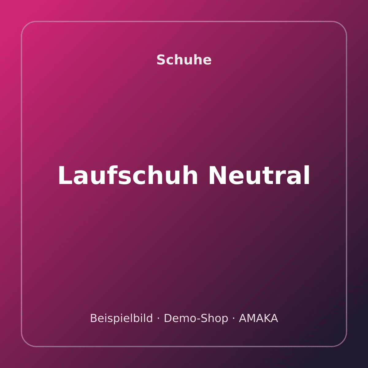 Laufschuh Neutral – Bild 1