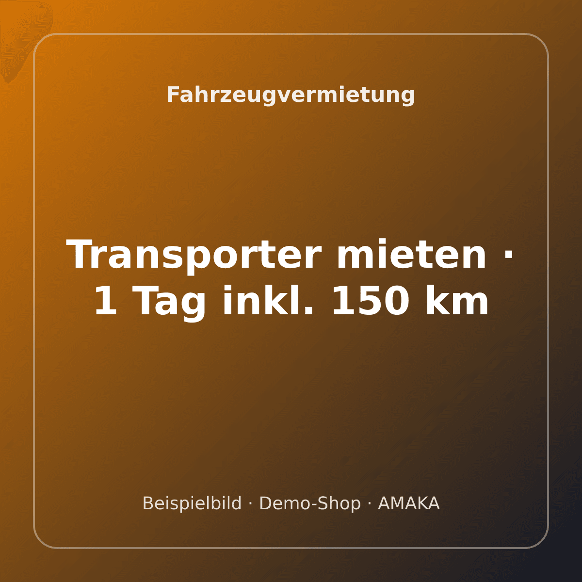 Transporter mieten · 1 Tag inkl. 150 km – Bild 1