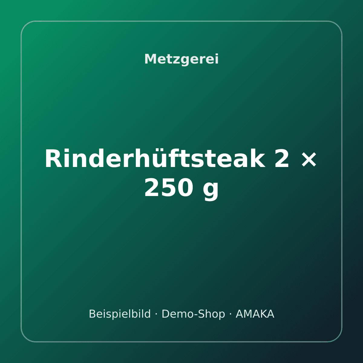 Rinderhüftsteak 2 × 250 g – Bild 1