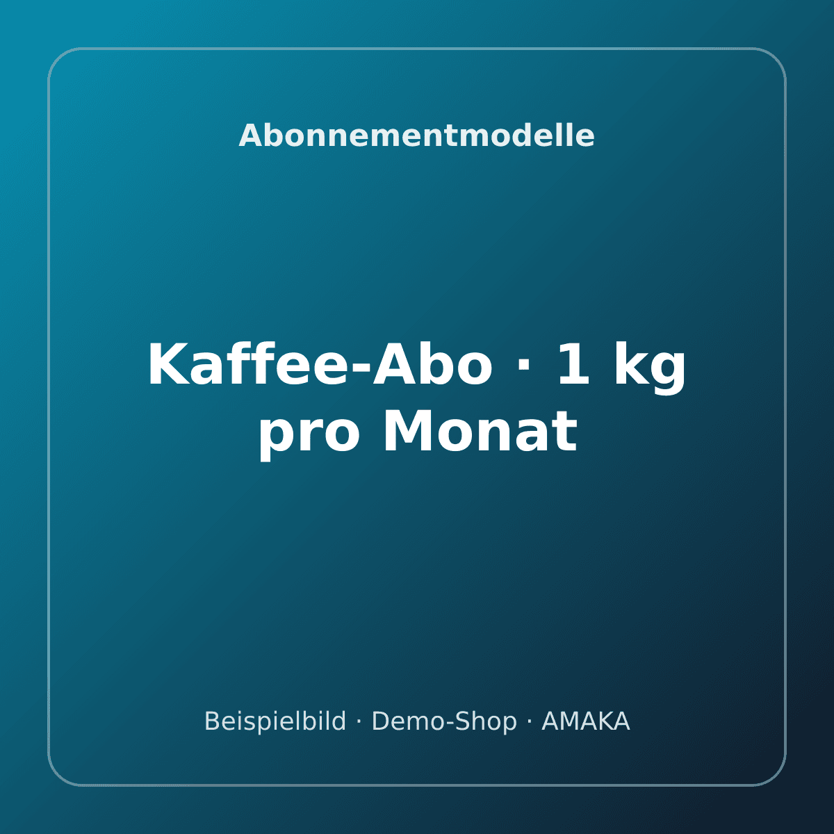 Kaffee-Abo · 1 kg pro Monat – Bild 1