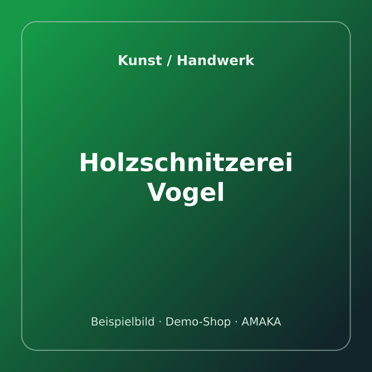 Holzschnitzerei Vogel – Bild 1
