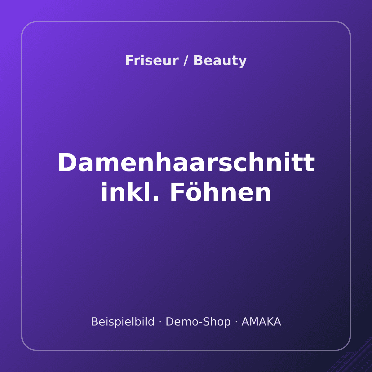 Damenhaarschnitt inkl. Föhnen – Bild 1