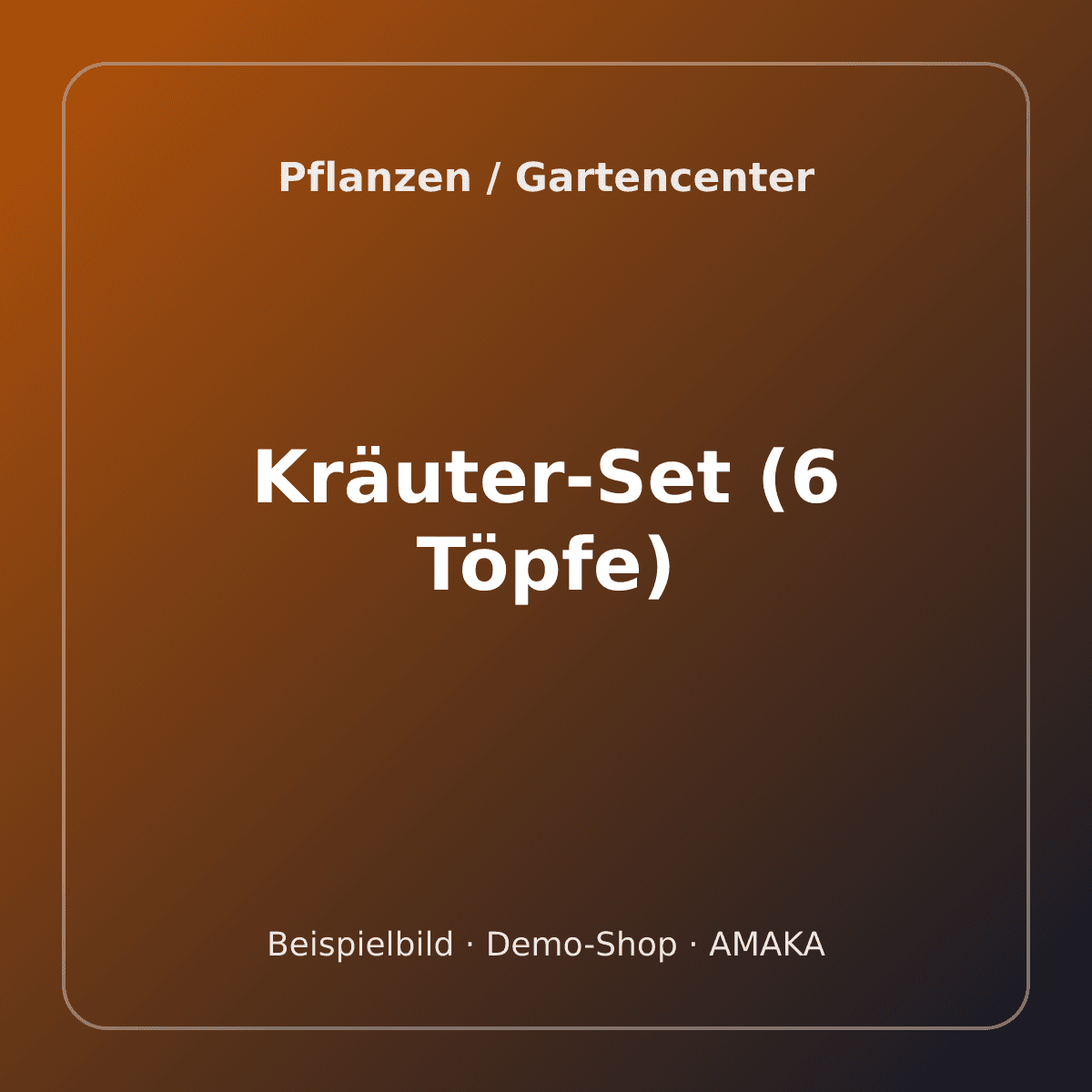Kräuter-Set (6 Töpfe) – Bild 1