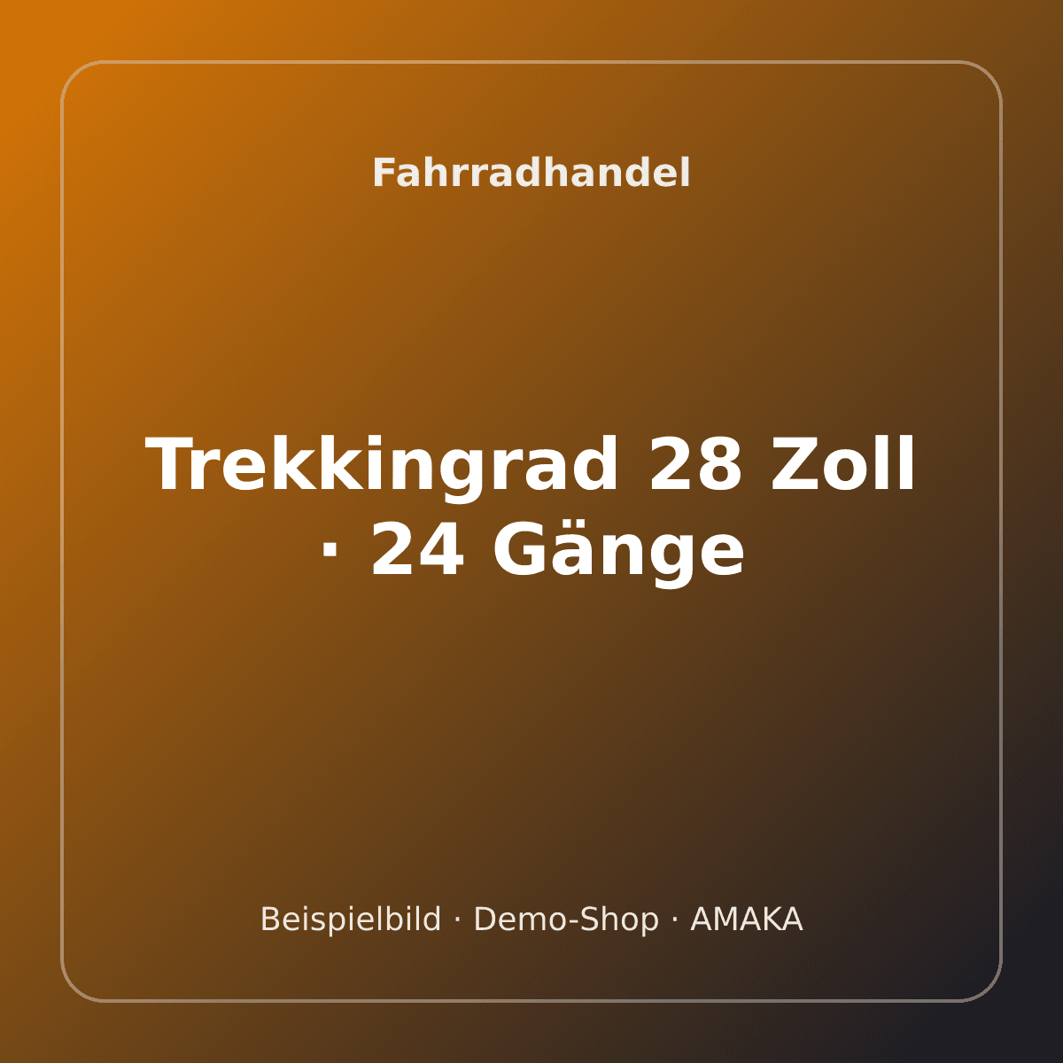 Trekkingrad 28 Zoll · 24 Gänge – Bild 1