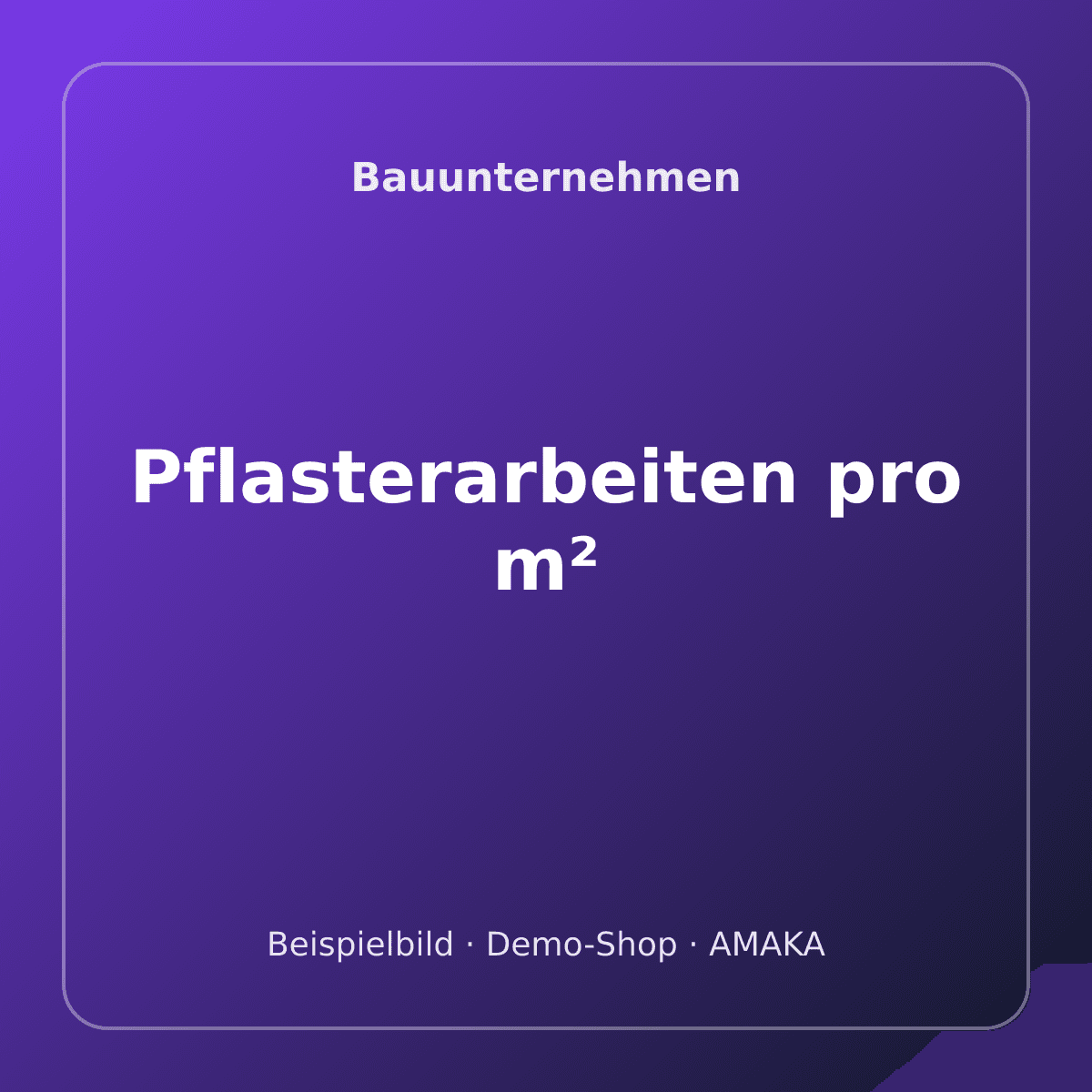 Pflasterarbeiten pro m² – Bild 1