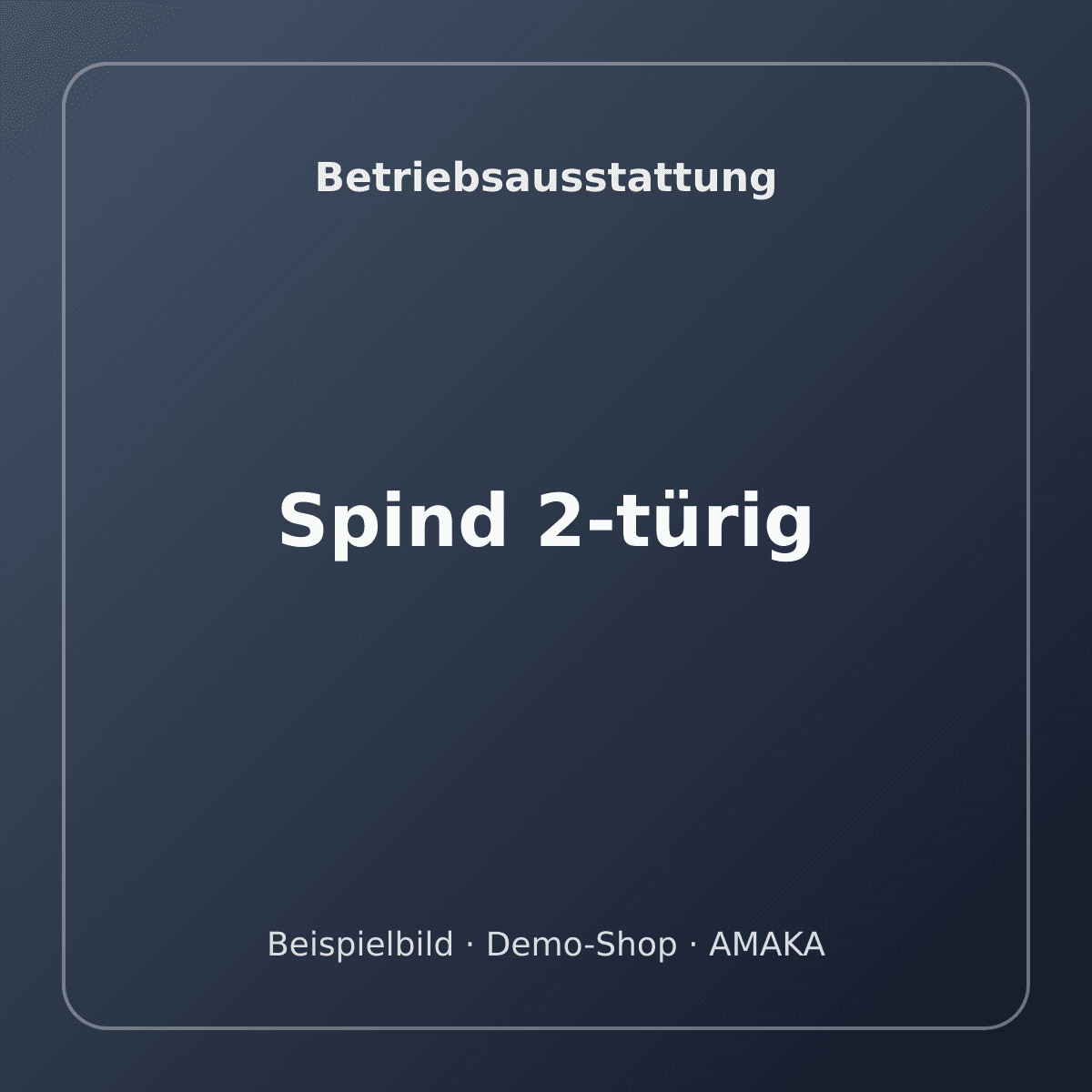 Spind 2-türig – Bild 1
