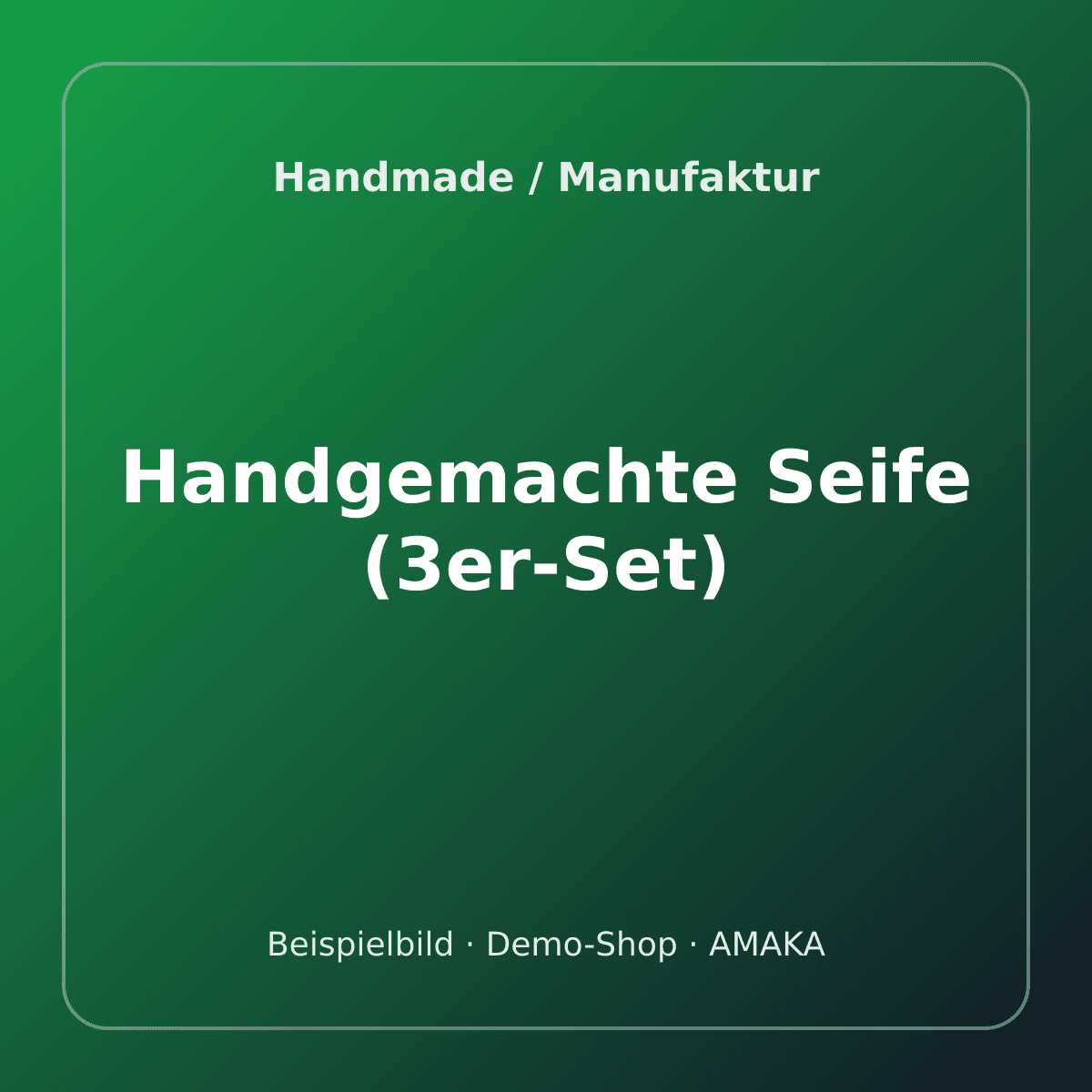 Handgemachte Seife (3er-Set) – Bild 1