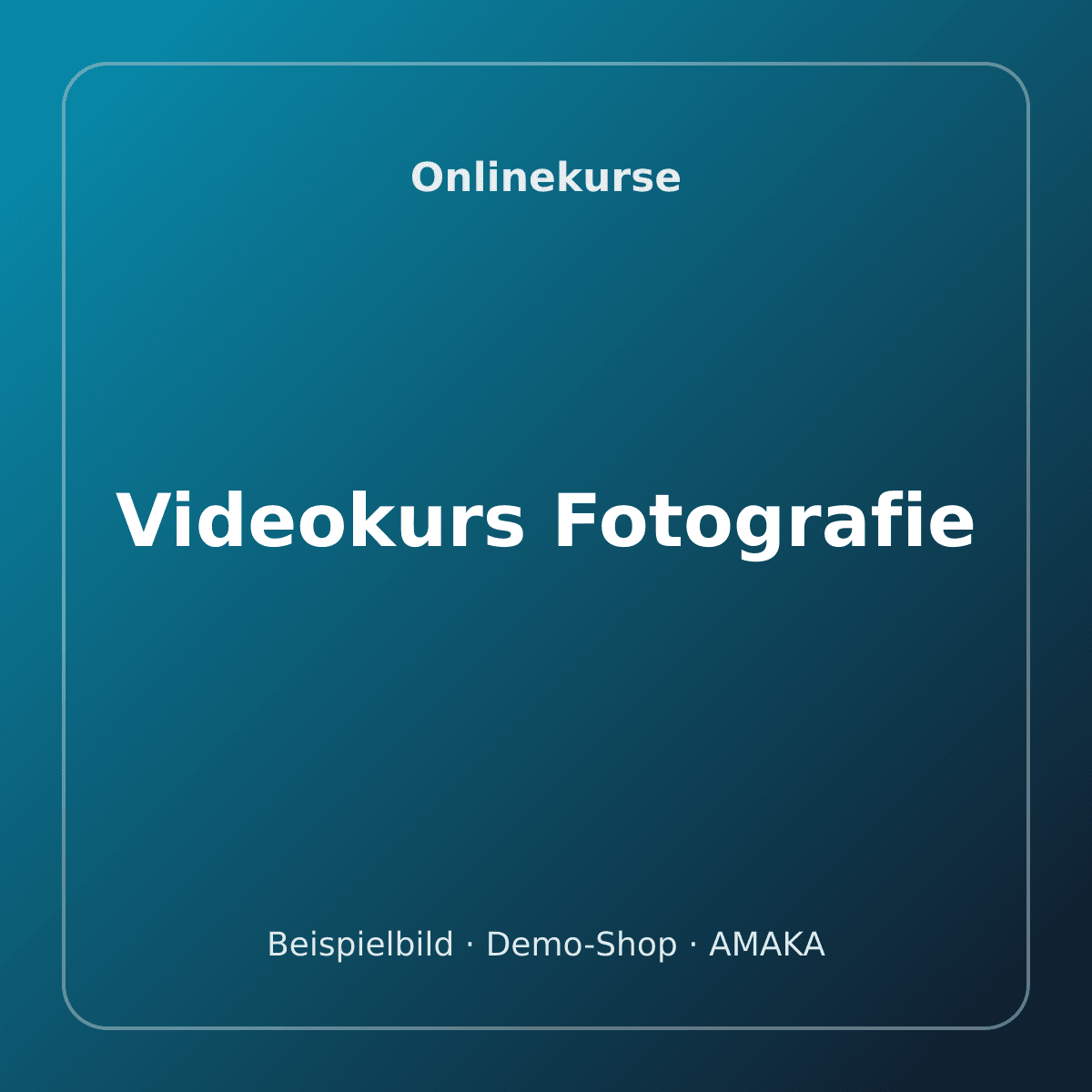 Videokurs Fotografie – Bild 1