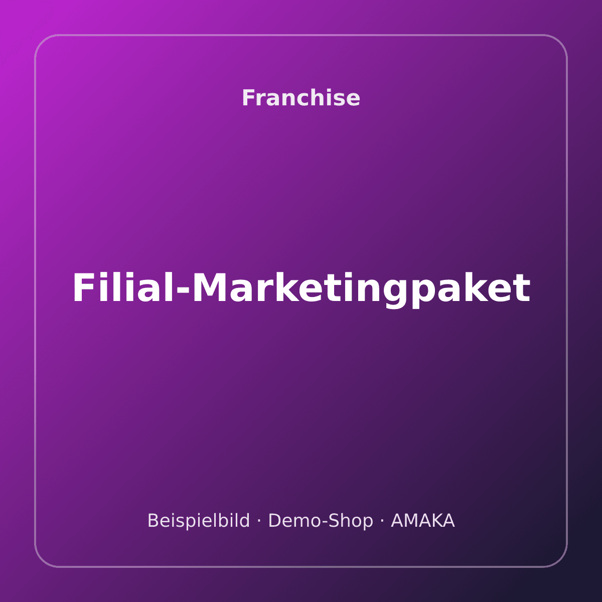 Filial-Marketingpaket – Bild 1
