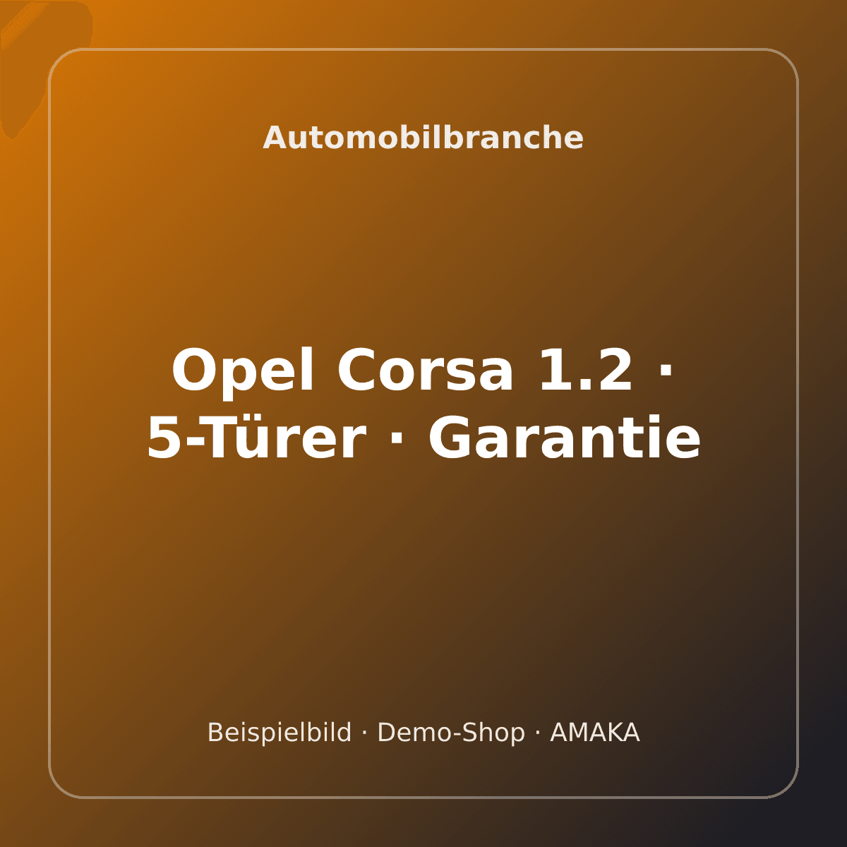Opel Corsa 1.2 · 5-Türer · Garantie – Bild 1